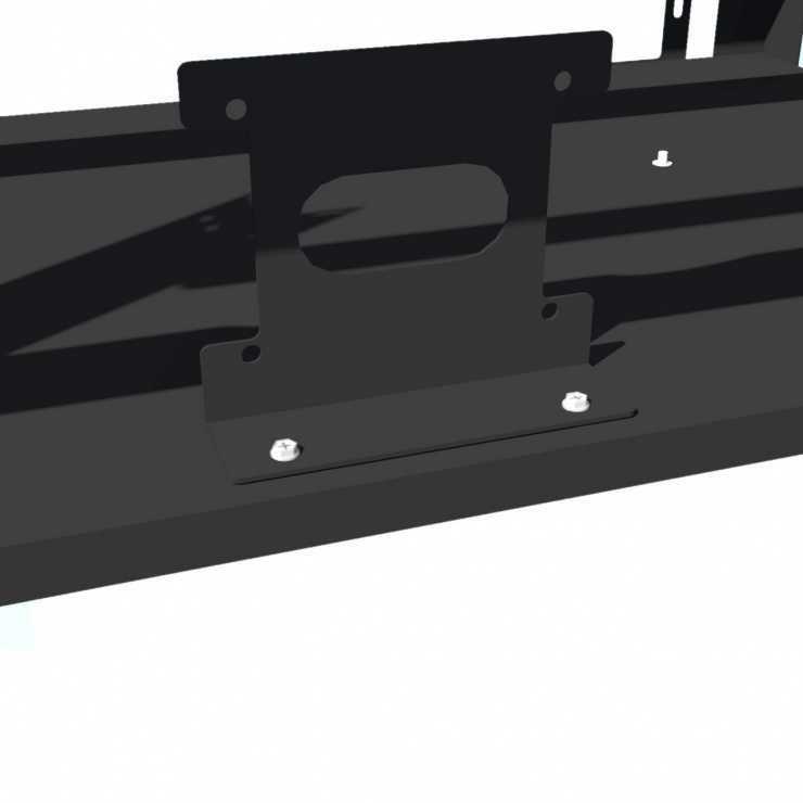 Imagine Suport pentru minat 6 GPU / 2 PSU rig Negru, AKM061