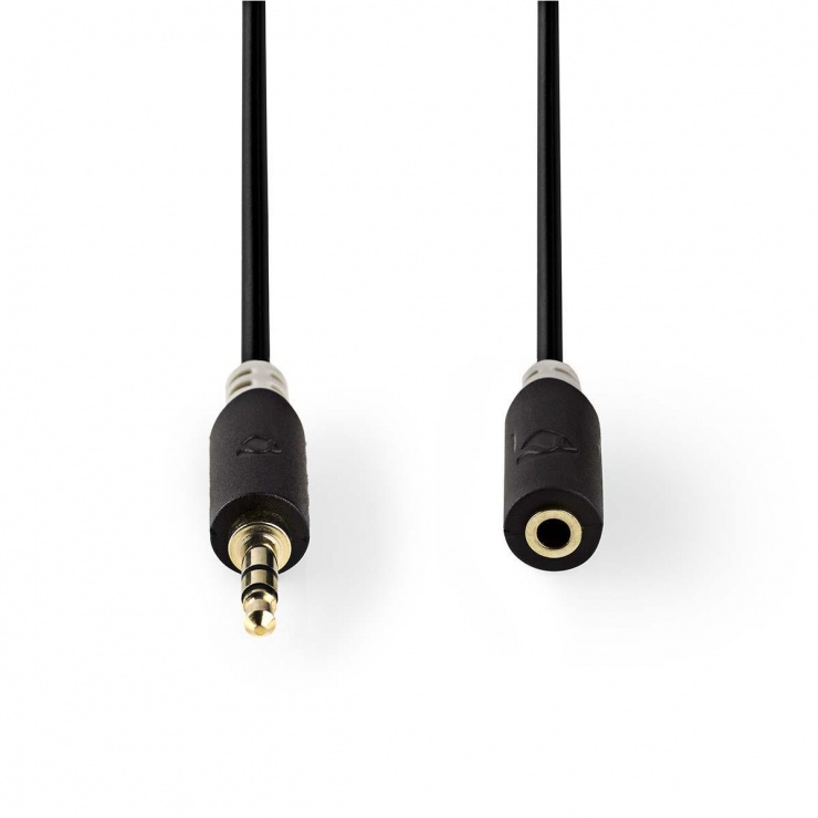 Imagine Cablu prelungitor jack stereo 3.5mm T-M 10m, Nedis CABW22050AT100