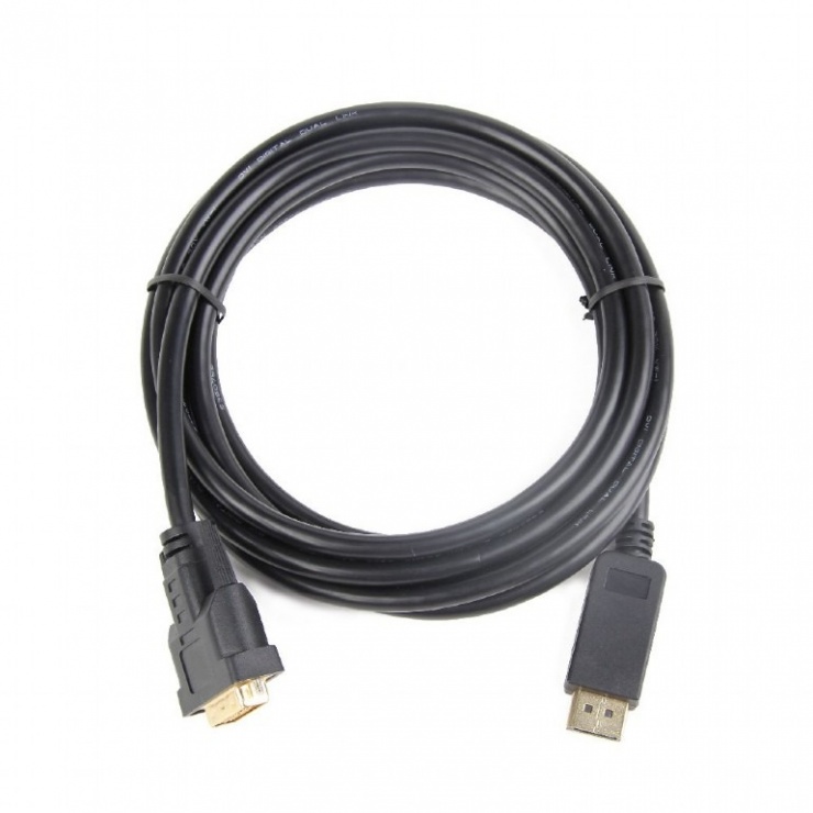 Imagine Cablu Displayport la DVI T-T 1.8m, Gembird CC-DPM-DVIM-6