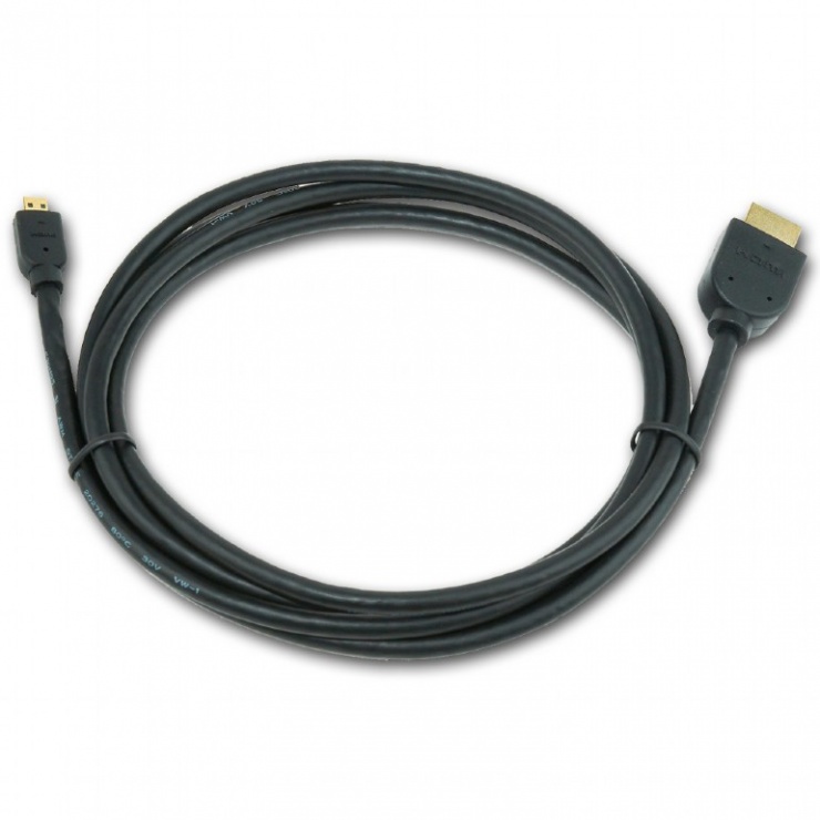 Imagine Cablu HDMI la micro HDMI-D 1.8m, Gembird CC-HDMID-6