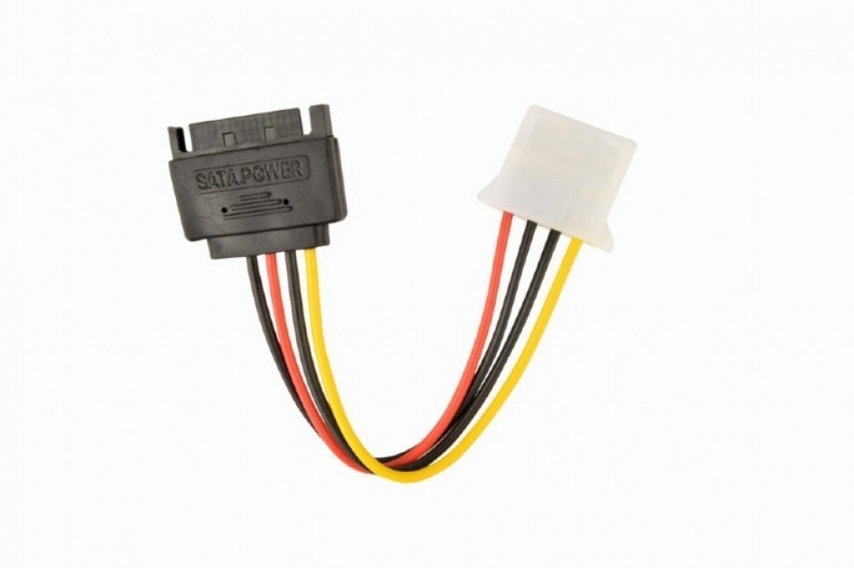 Imagine Cablu de alimentare SATA la Molex T-M 0.15m, Gembird CC-SATA-PS-M