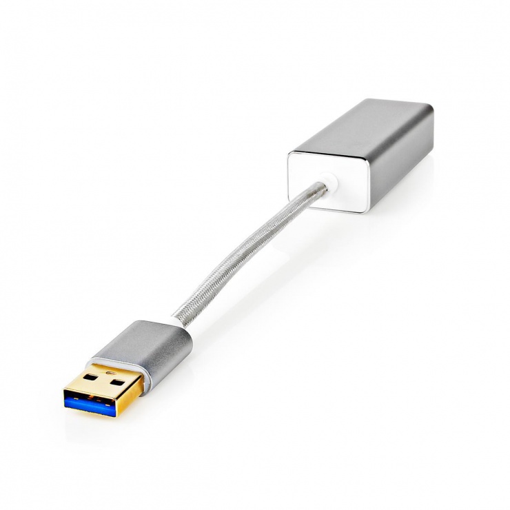 Imagine Adaptor USB 3.2-A Gen 1 la Gigabit LAN, Nedis CCTB61950AL02