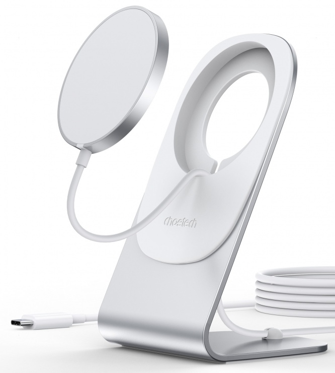 Imagine Stand si incarcator wireless magnetic Magasafe IPhone 12, Choetech