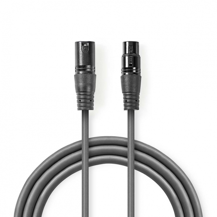 Imagine Cablu prelungitor balansat XLR 3 pini T-M 20m, COTG15010GY200