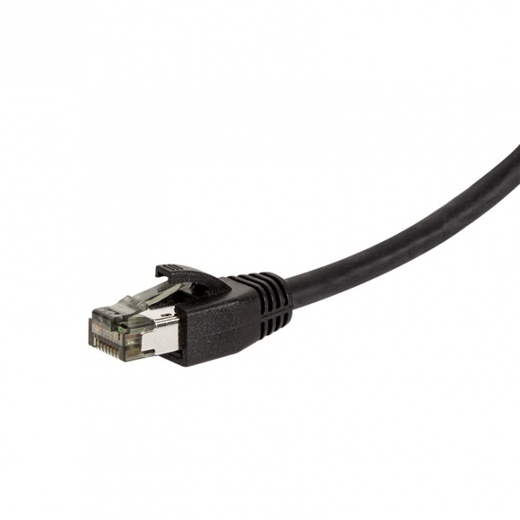 Imagine Cablu de retea RJ45 SFTP Cat.8.1 LSOH 15m Negru, Logilink CQ8103S