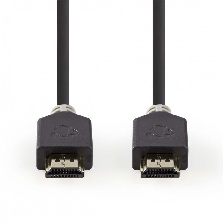 Imagine Cablu HDMI cu Ethernet 4K60Hz T-T 15m antracit, Nedis CVBW34000AT150