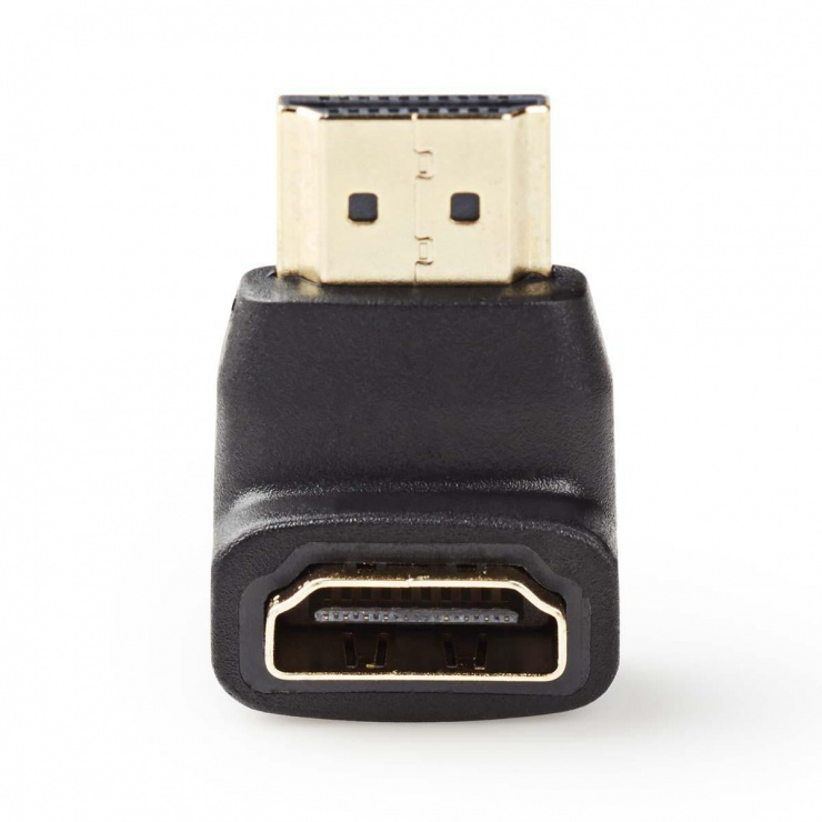 Imagine Adaptor HDMI T-M unghi 90 grade, Nedis CVGP34901BK
