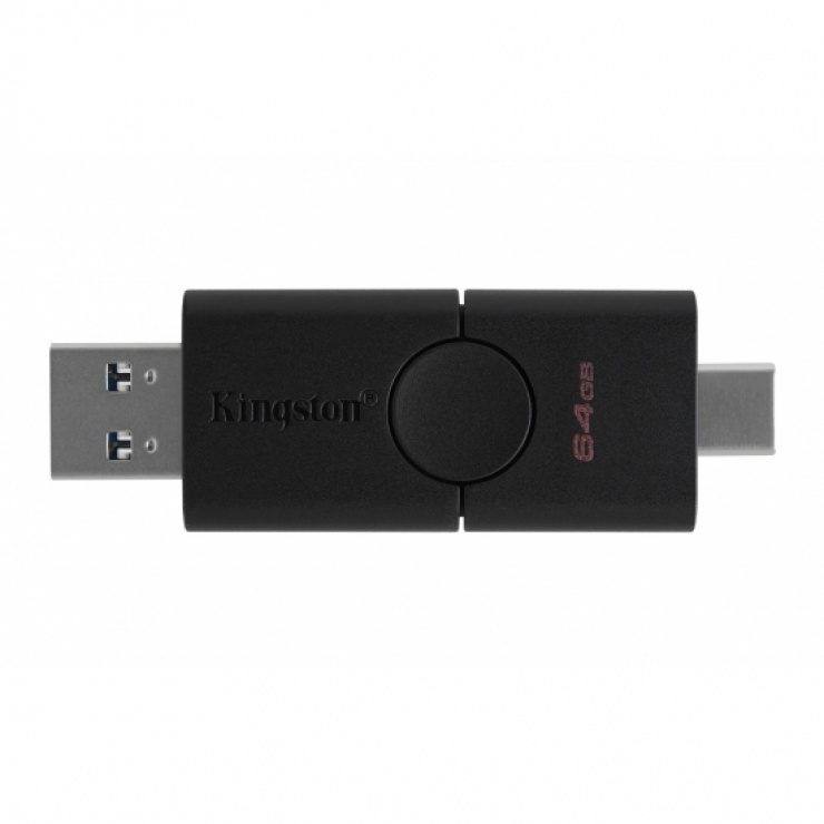 Imagine Stick USB 3.2-A + type C 64GB DataTraveler Duo, Kingston DTDE/64GB