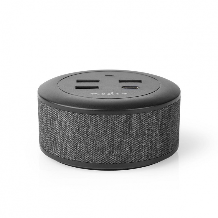 Imagine Incarcator priza 3 x USB-A 2.1A + 1 x USB-C 3A 18W, Nedis FSCSPD100BK