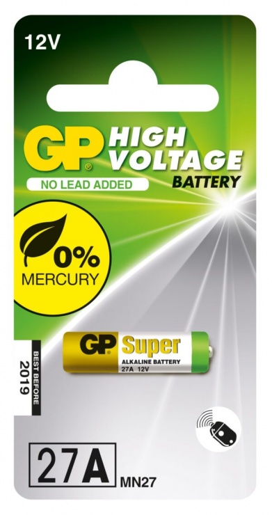 Imagine Baterie Super Alcalina 27A / 12V, GP Batteries