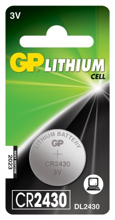 Imagine Baterie Litium CR2430 3V, GP Batteries GPPBL2430052