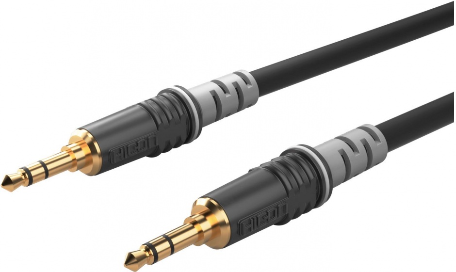 Imagine Cablu audio jack stereo 3 pini T-T 0.9m, HICON HBA-3S-0090