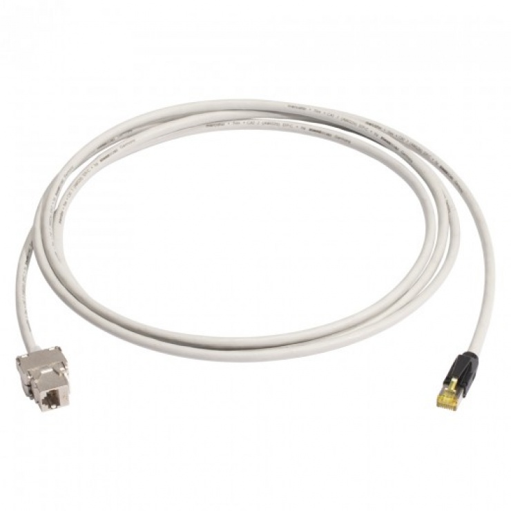 Imagine Cablu prelungitor Cat.6A SFTP cu cablu Cat.7 15m T-M Gri, K7F1-1500-GR