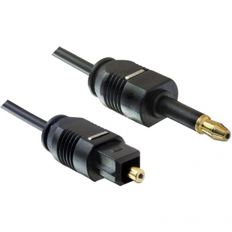 Imagine Cablu optic Toslink standard la mini Toslink T-T 3m, kjtos2-3