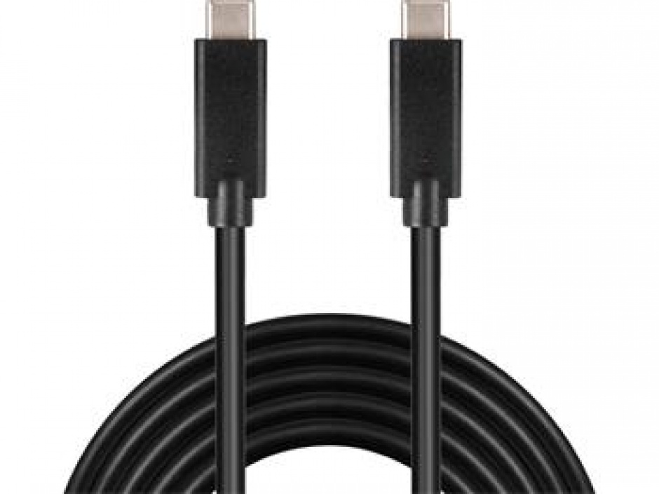 Imagine Cablu USB 3.2 Gen 2x2-C la USB-C 3A 20Gbit/s T-T 1m, ku31cg1bk
