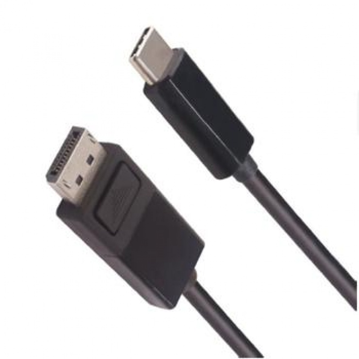 Imagine Cablu audio video USB-C la Displayport 8K30Hz T-T 2m Negru