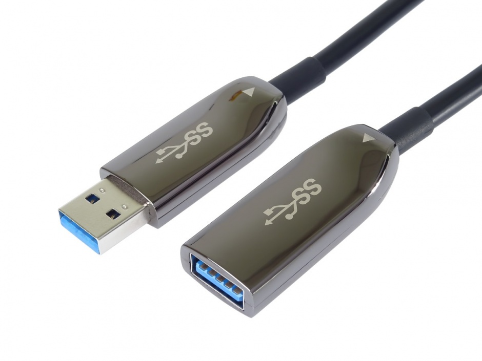 Imagine Cablu activ optic prelungitor USB 3.2 Gen1 T-M 30m, ku3opt30