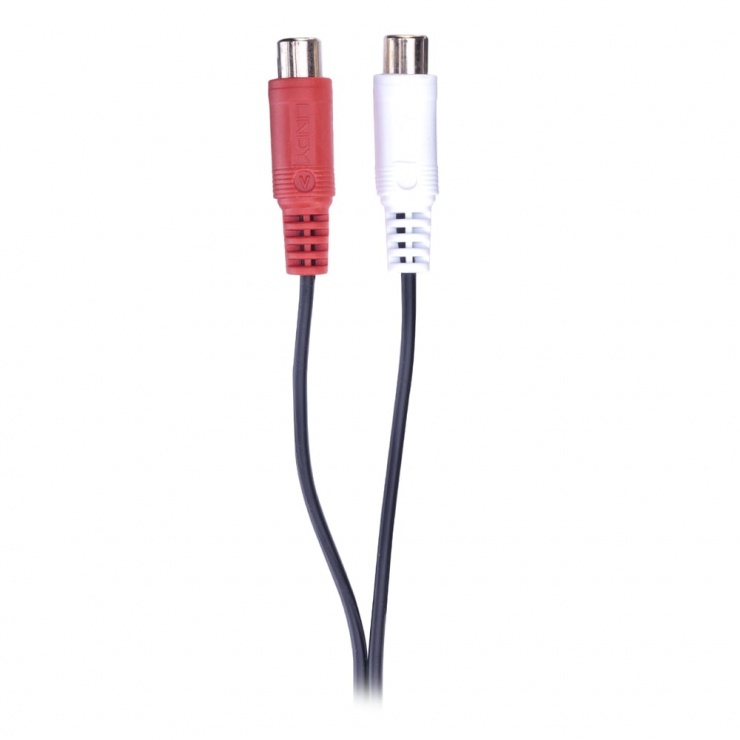 Imagine Cablu prelungitor audio 2 x RCA la 2 x RCA T-M 1m, Lindy L35670