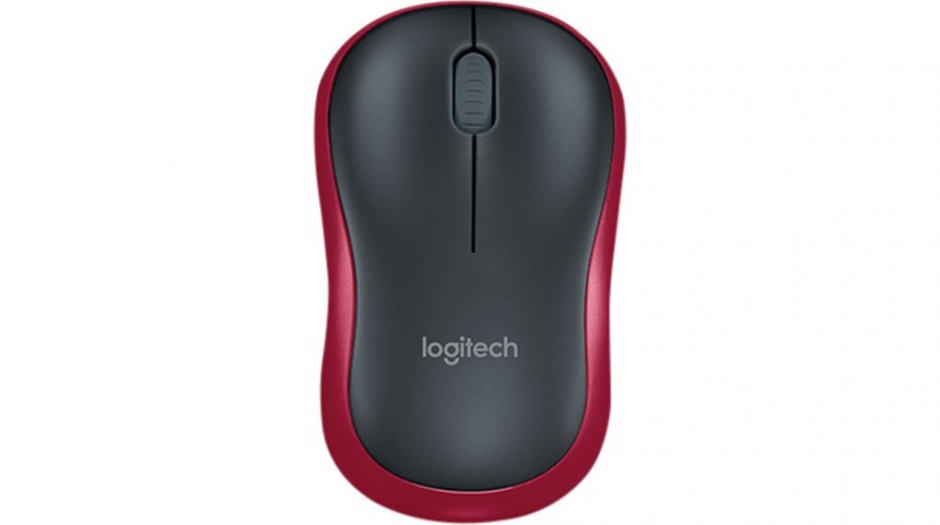 Imagine Mouse Logitech M185 Wireless Mouse, Red