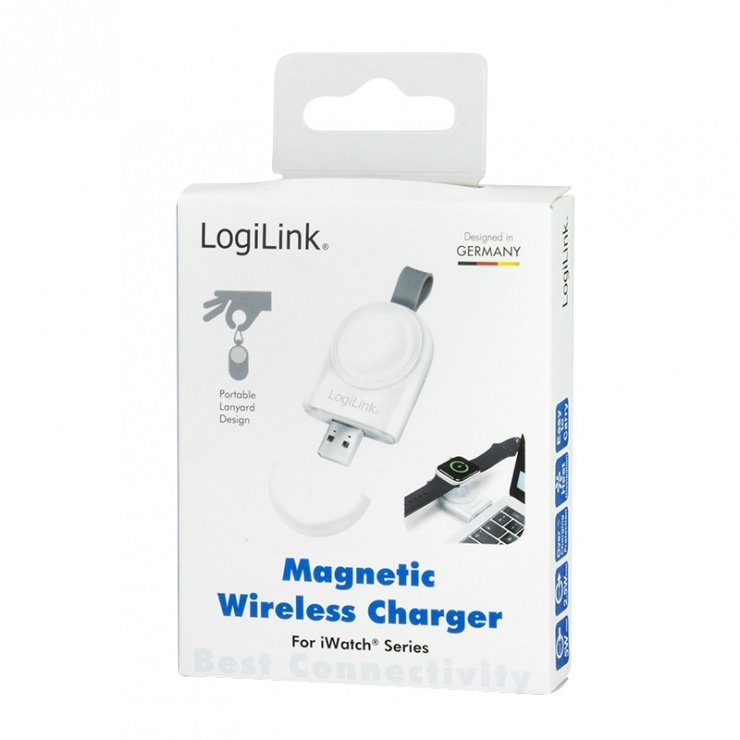 Imagine Incarcator Magnetic wireless pentru iWatch, Logilink PA0245