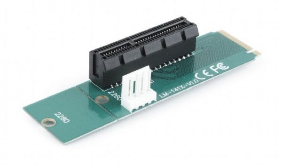 Imagine Adaptor M.2 la PCI Express x4, Gembird RC-M.2-01