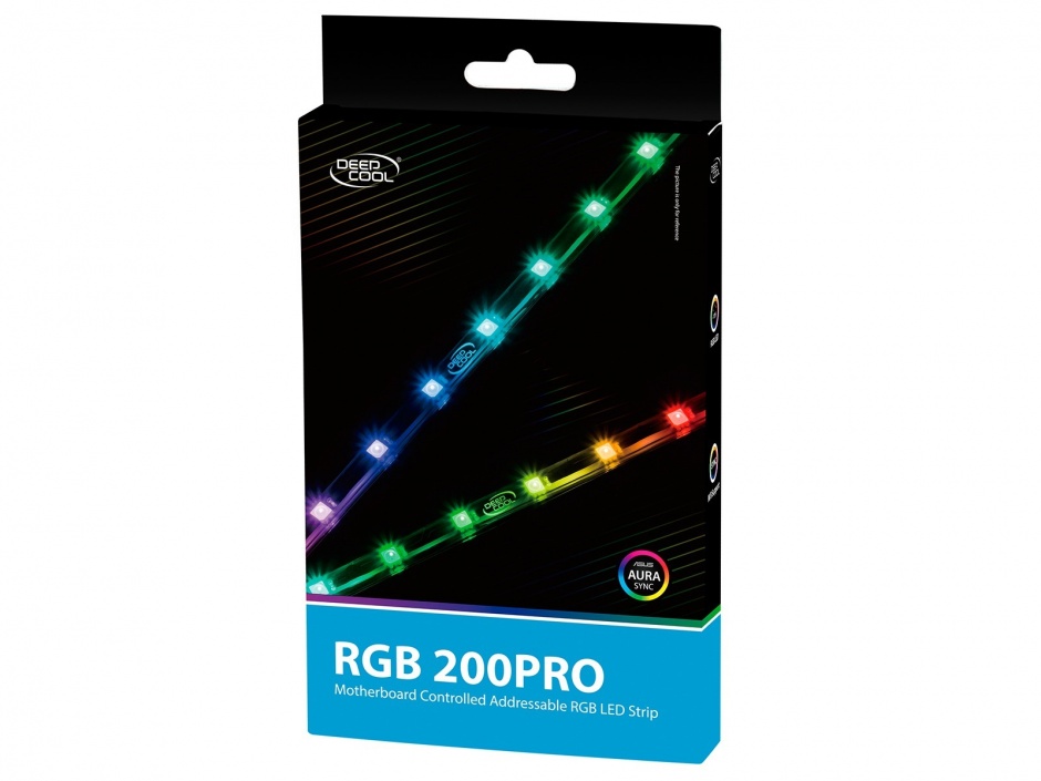 Imagine Banda LED RGB 3 culori 550mm, Deepcool RGB 200PRO