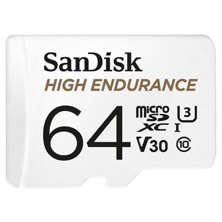 Imagine Card de memorie micro SDXC 64Gb clasa 10, SANDISK SDSQQNR-064G-GN6IA