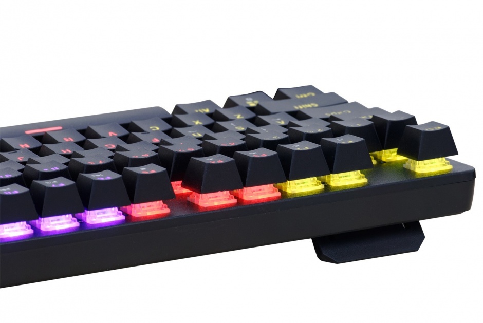 Imagine Tastatura mecanica iluminata RGB USB Negru, Spacer SPKB-MK-WAR