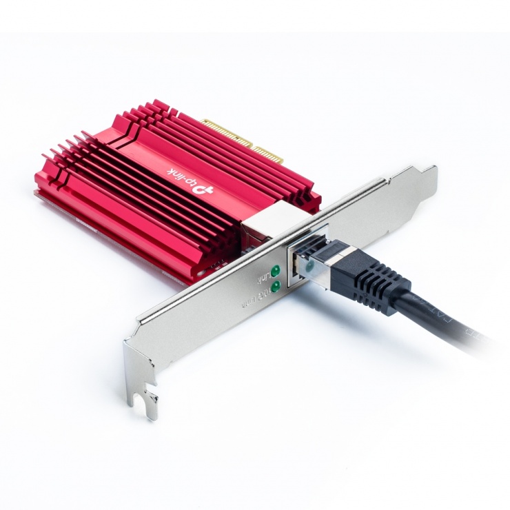 Imagine Placa retea PCI Express la 1 x RJ45 10Gbps, TP-LINK TX401