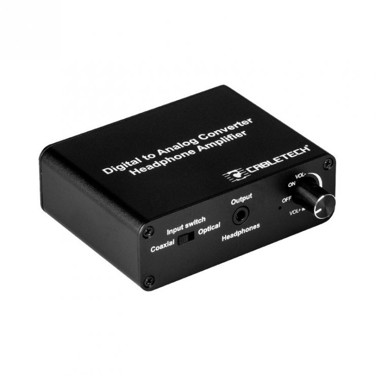 Imagine Convertor audio digital SPDIF la analog RCA cu amplificare, ZLA0857-3