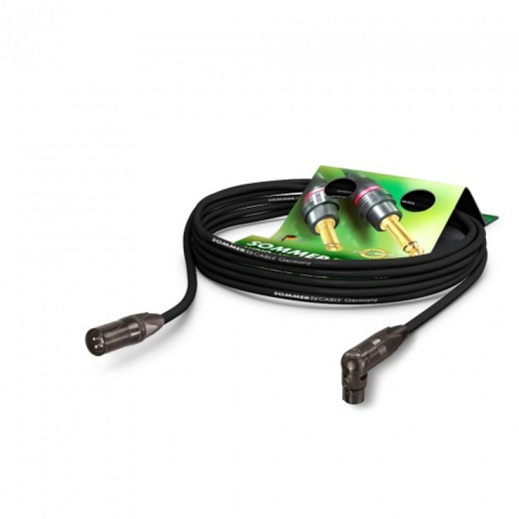 Imagine Cablu prelungitor XLR T-M unghi 90 grade 5m, Hicon SG0E-0500-SW