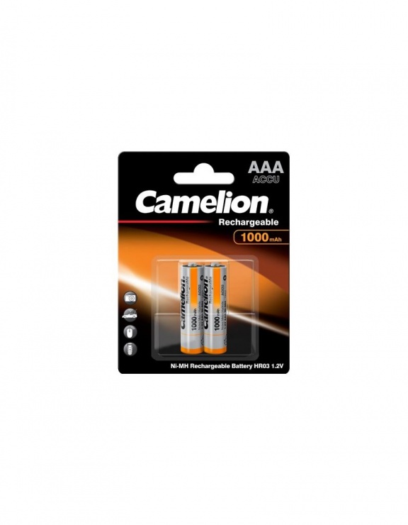 Imagine Blister 2 buc acumulatori AAA Ni-MH 1000mAh, Camelion