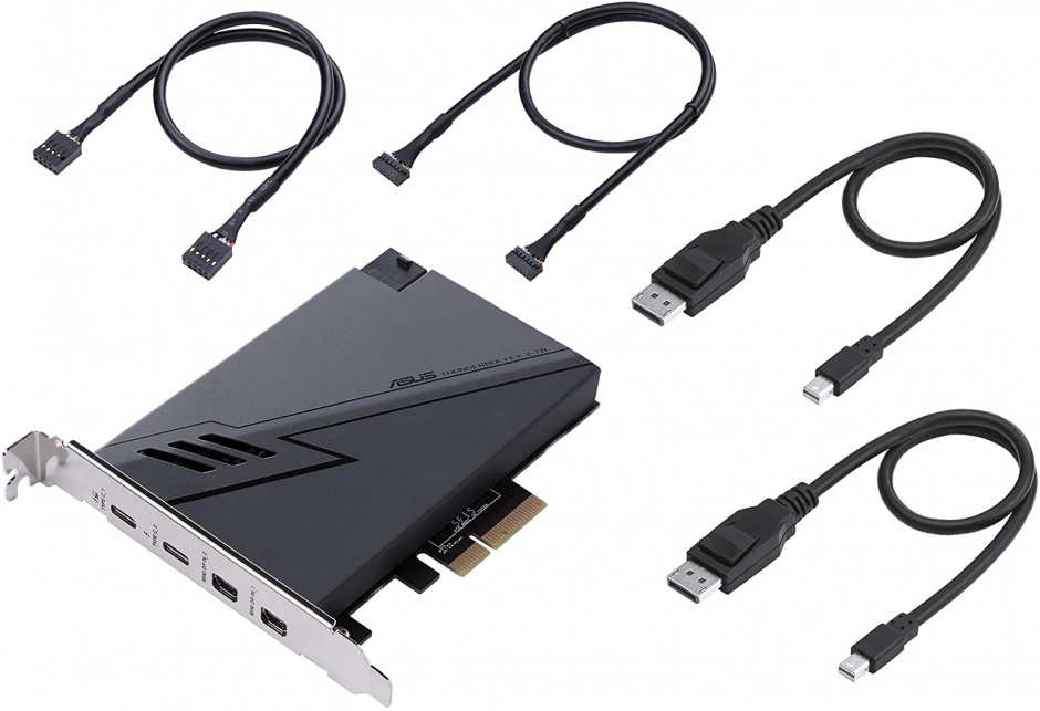 Imagine PCI Express cu 2 x USB type C/Thunderbolt 3 + 2 x Mini Displayport, ASUS