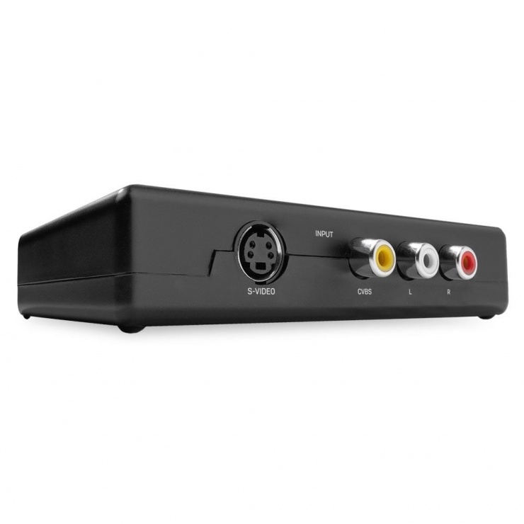 Imagine Convertor Composite RCA/ S-Video la HDMI, Lindy L38394