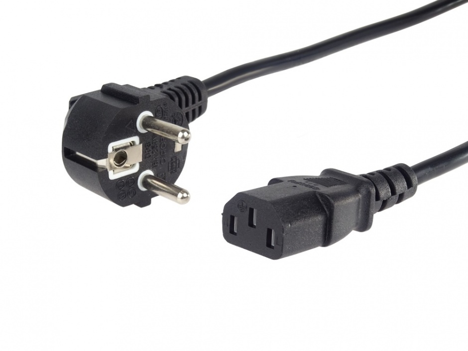 Imagine Cablu de alimentare PC C13 2m negru, KPSP2