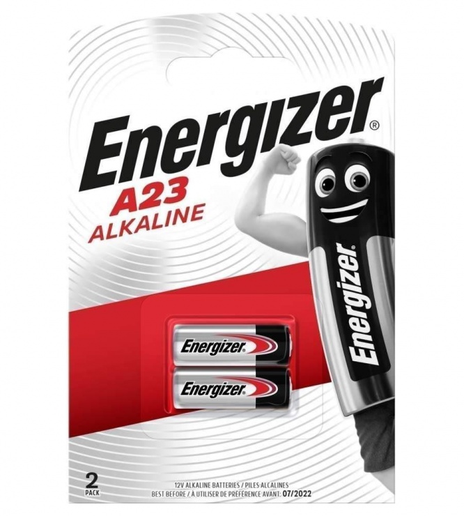 Imagine Set 2 buc baterie alcalina pentru telecomanda auto 12V 23A MN21, ENERGIZER