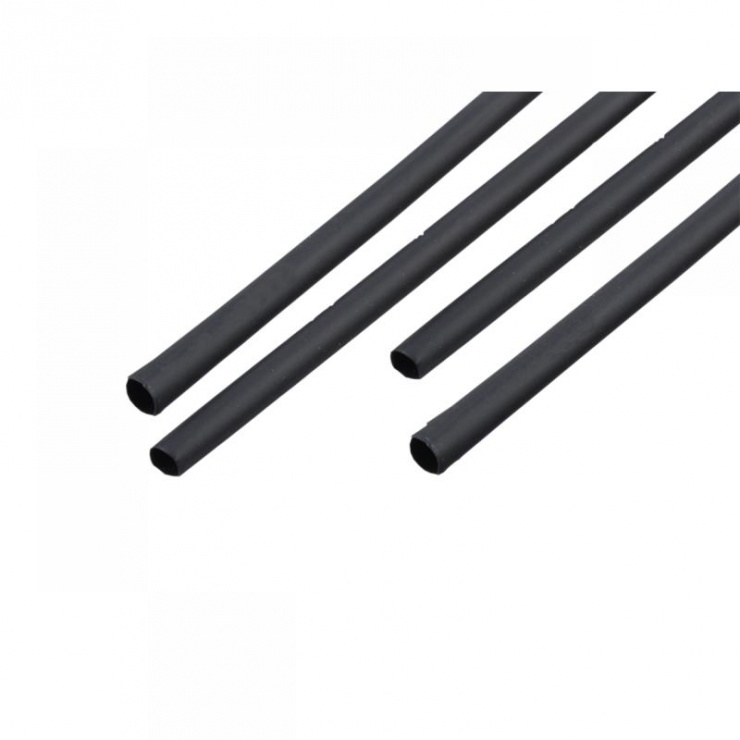 Imagine Tub termocontractabil 6.5mm x 1m Negru, NAR0249-1BUC