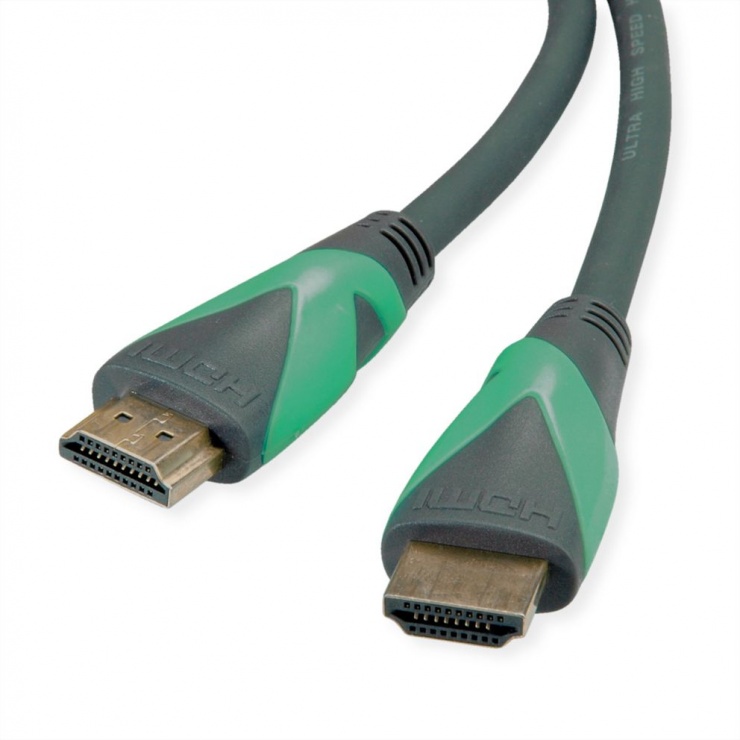 Imagine Cablu ATC Ultra HDMI 8K60Hz T-T 2m Green, Roline 11.44.6011