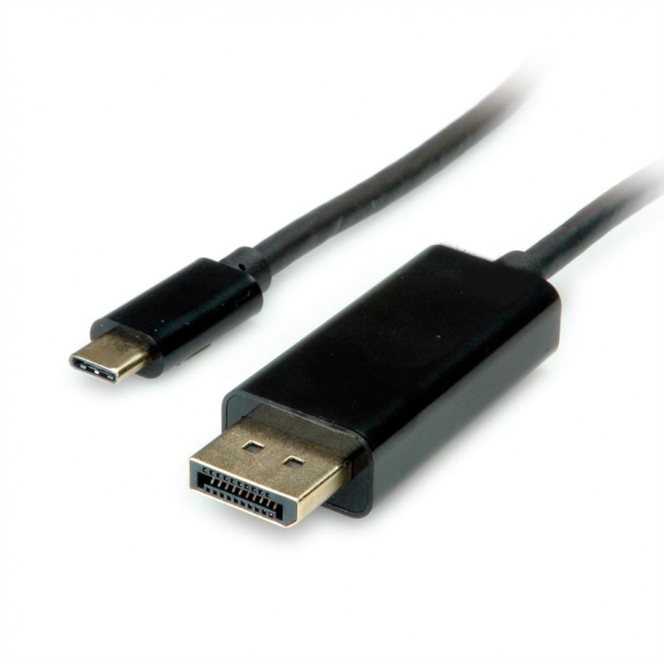 Imagine Cablu USB type C la Displayport 4K30Hz 1m T-T Negru, S3732