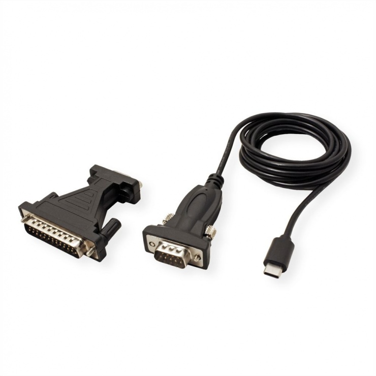 Imagine Adaptor USB type C la Serial RS232 1.8m, Value 12.99.1162