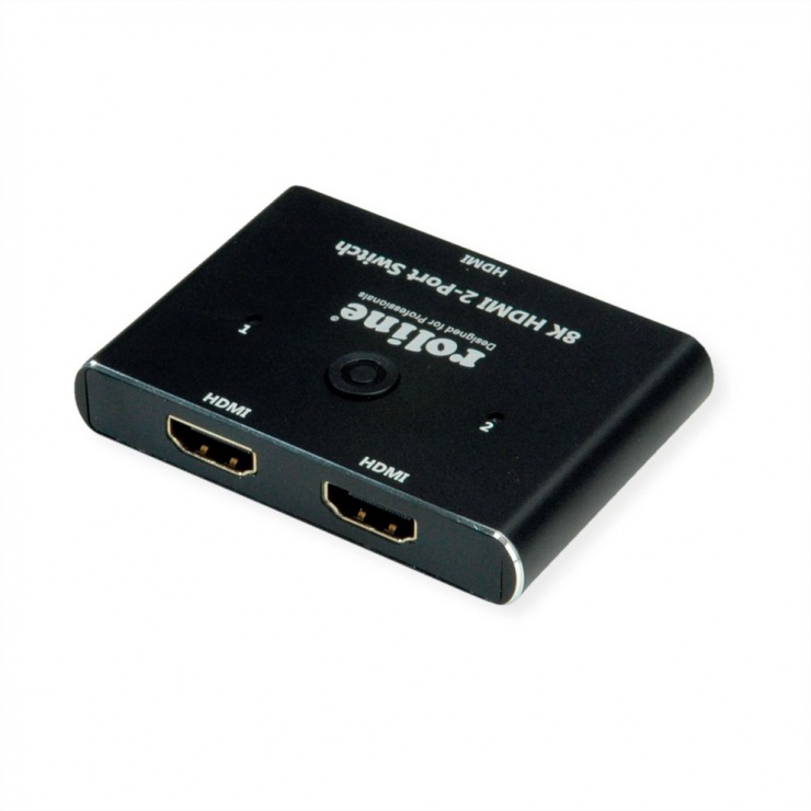 Imagine Switch HDMI 8K60Hz 2 porturi, Roline 14.01.3592