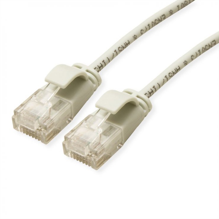 Imagine Cablu de retea RJ45 MYCON Slim UTP Cat.6A LSOH 10m Gri, CON3908