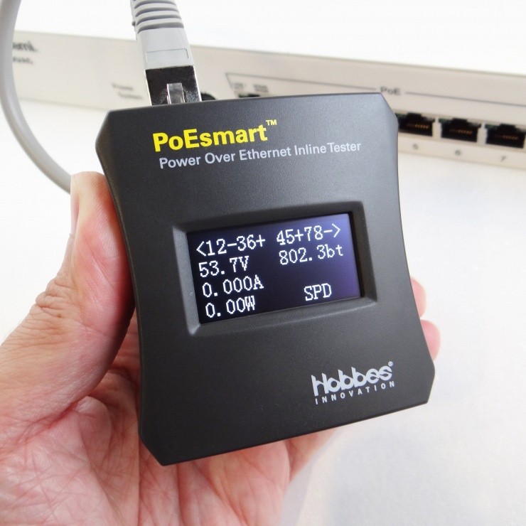 Imagine Tester Inline PoEsmart - Power Over Ethernet (PoE), Hobbes 256320