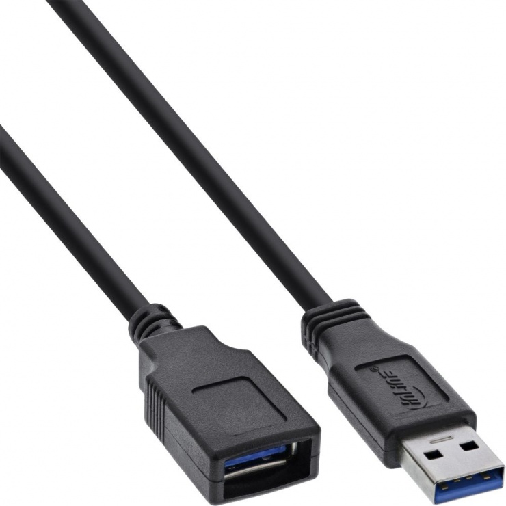 Imagine Cablu prelungitor USB 3.0-A T-M 5m, Inline IL35665