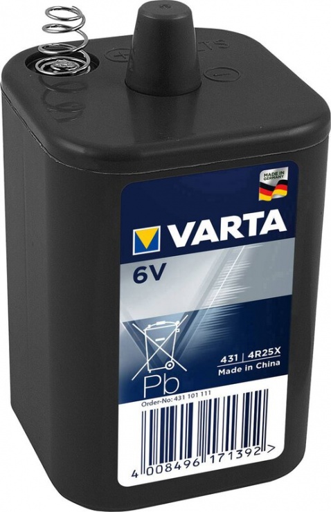 Imagine Baterie Zinc-carbon 6V 8500mAh 4R25, Varta