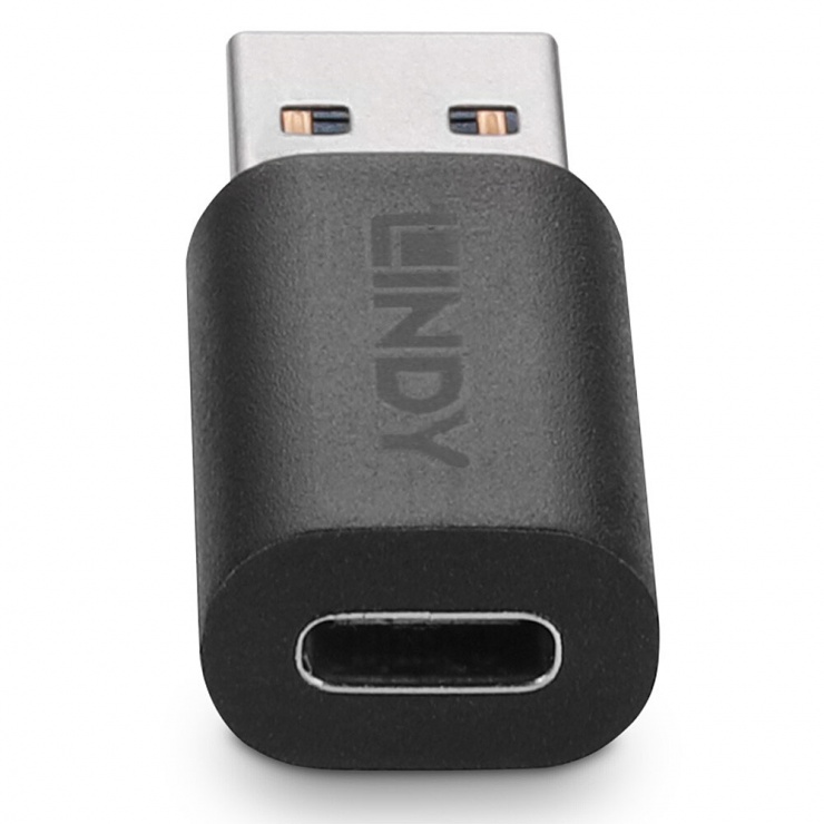 Imagine Adaptor USB 3.2 type C la USB-A M-T, Lindy L41904