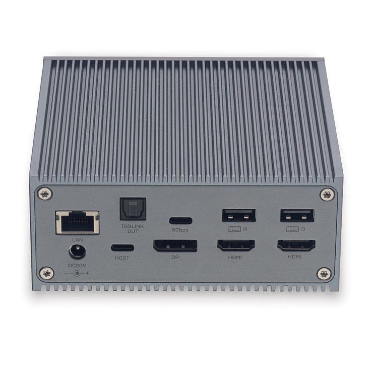 Imagine Docking station DST-Pro 100 USB type C la DisplayPort/2 x HDMI 4K60Hz + Gigabit + PD 100W, Lindy L43