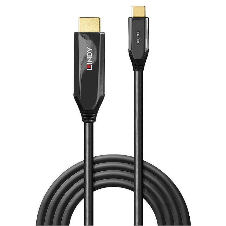 Imagine Cablu USB Type C la HDMI 8K60Hz/4K120Hz T-T 2m, Lindy L43368