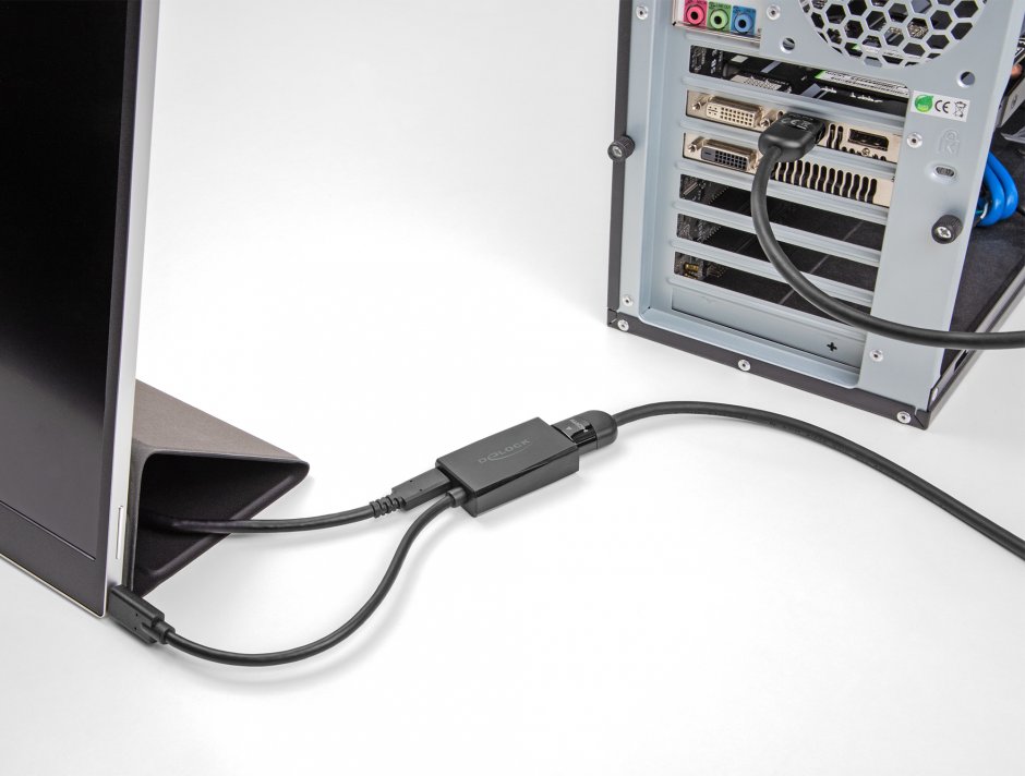 Imagine Adaptor HDMI la USB type C (DP Alt Mode) 4K60Hz PD 100W M-T, Delock 61058