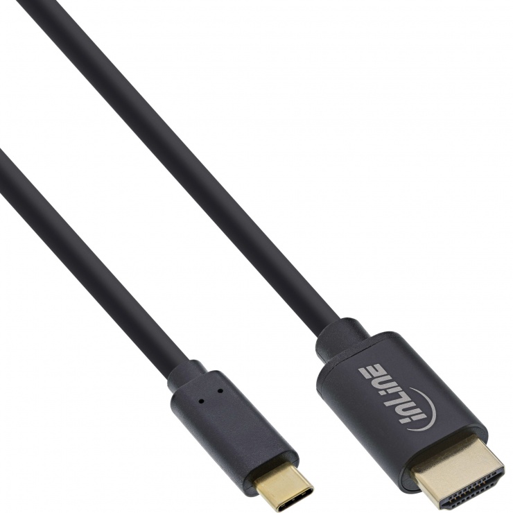 Imagine Cablu USB type C la HDMI 4K60Hz T-T 7.5m, InLine IL64117